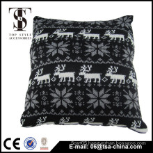 Jacquard snow knitted Decorative Case Christmas cushion